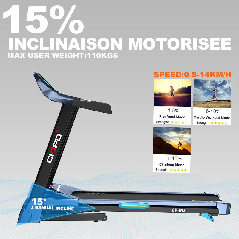 Best Space Saving Treadmill 0.8-14km/h by Ciapo 5