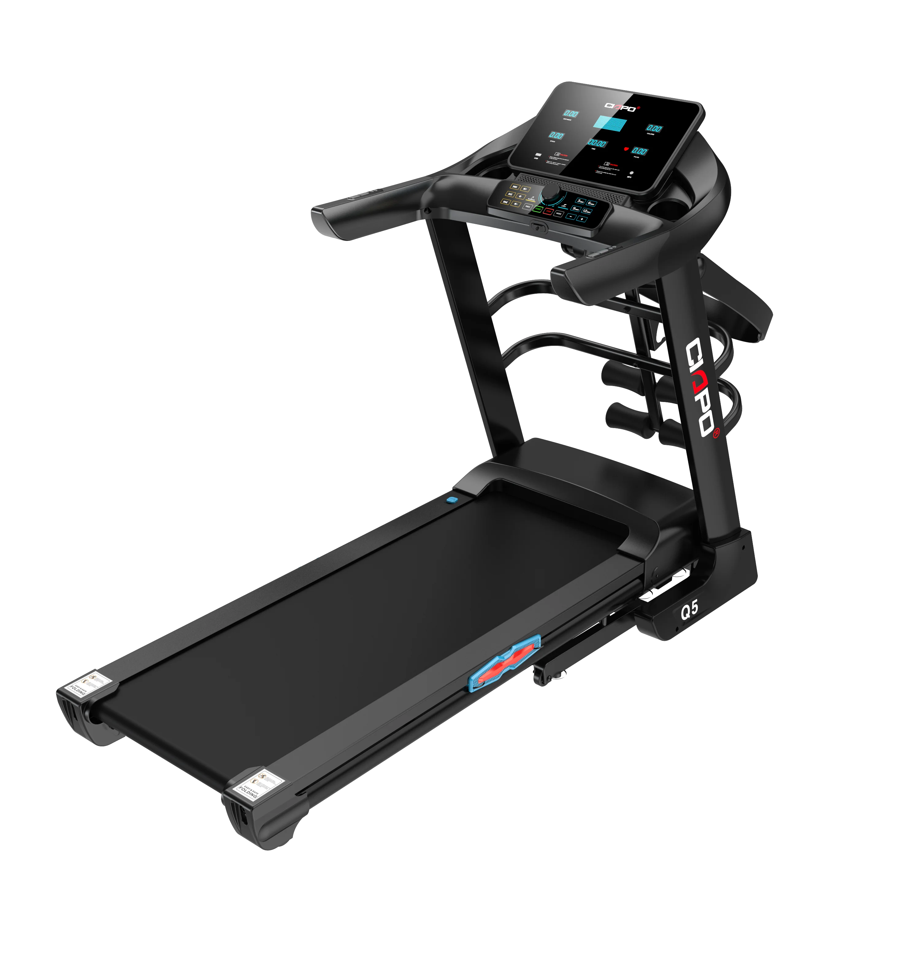 Attrezzatura per fitness multifunzionale interno domestico Trepastore elettrico nera 1
