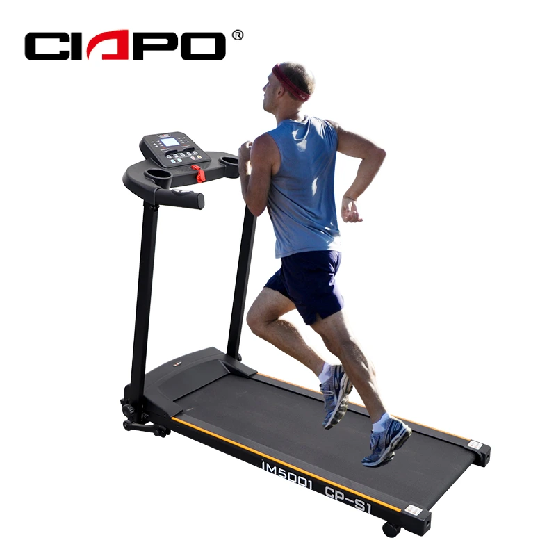 Casa semplice tapis roulant pieghevole con sensore cardiaco stand e tapis roulant elettrico a 3 livelli 1